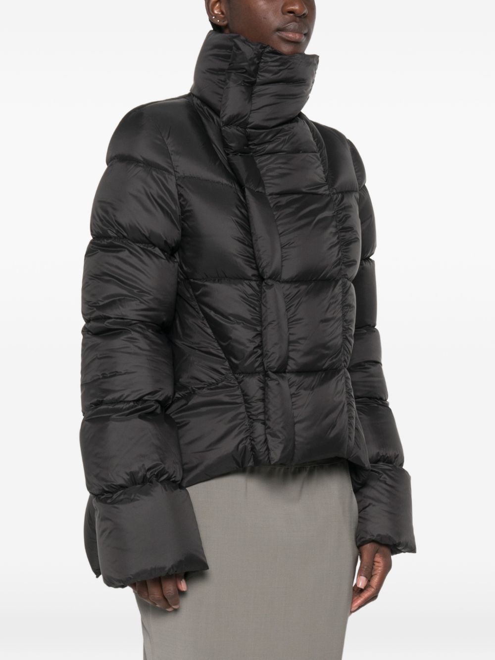 Rick Owens Coats - BLACK | 8a0a5436a9e44ef621f0f4cf9bbe8bda78a2ce71