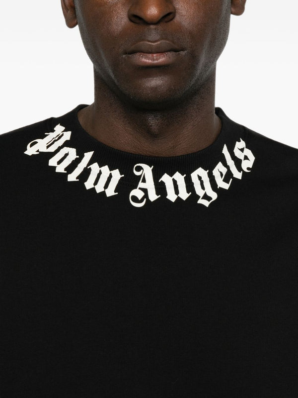 Neck Logo Cotton Sweatshirt