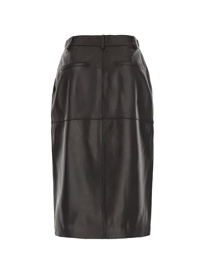 Parosh Skirts - BROWN | 5f4d997a56f745cc4cd73d261d6263978a4e3643
