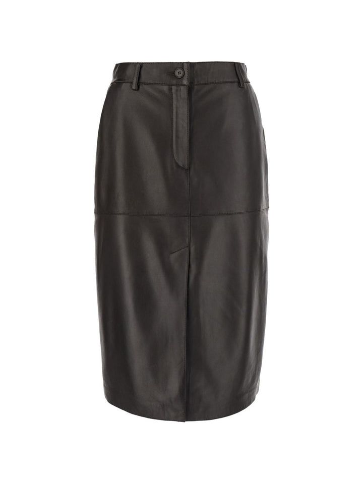 Parosh Skirts - BROWN | f04383e75c3f3872119fb62e2fc193203985e873