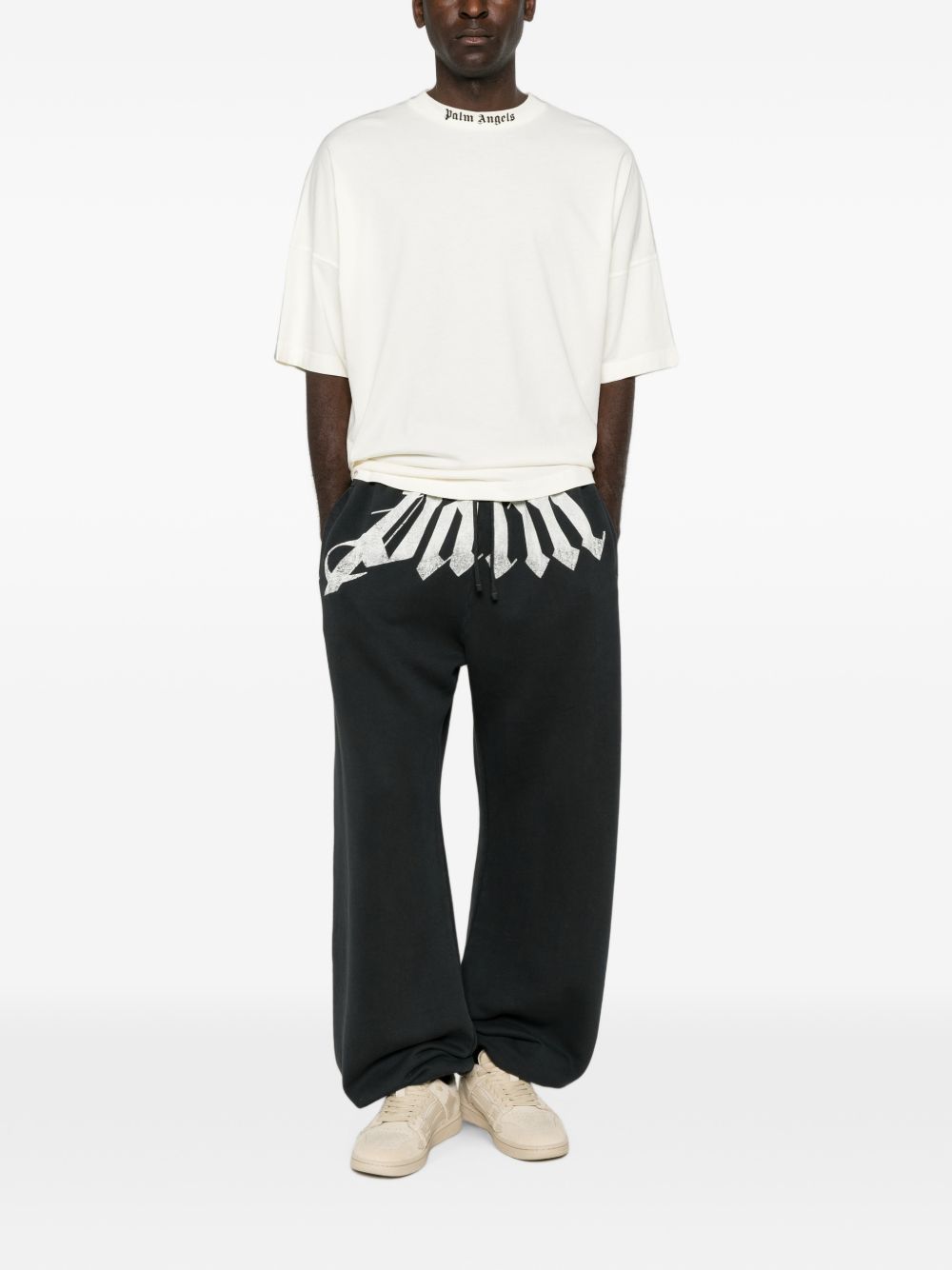 Palm Angels Trousers - BLACK | 1452275cf4717f242d44ac0320f8abb32de3b469