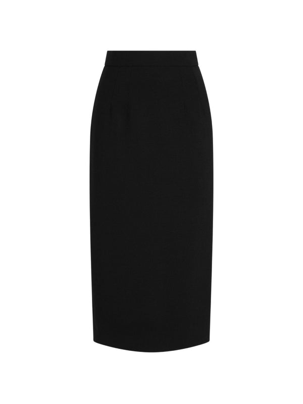 Wool Midi Skirt