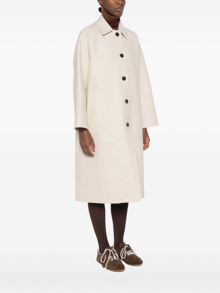 Harris Wharf London Coats - BEIGE | 33e902652b3a5c94671b070b53fcd30c88c37266