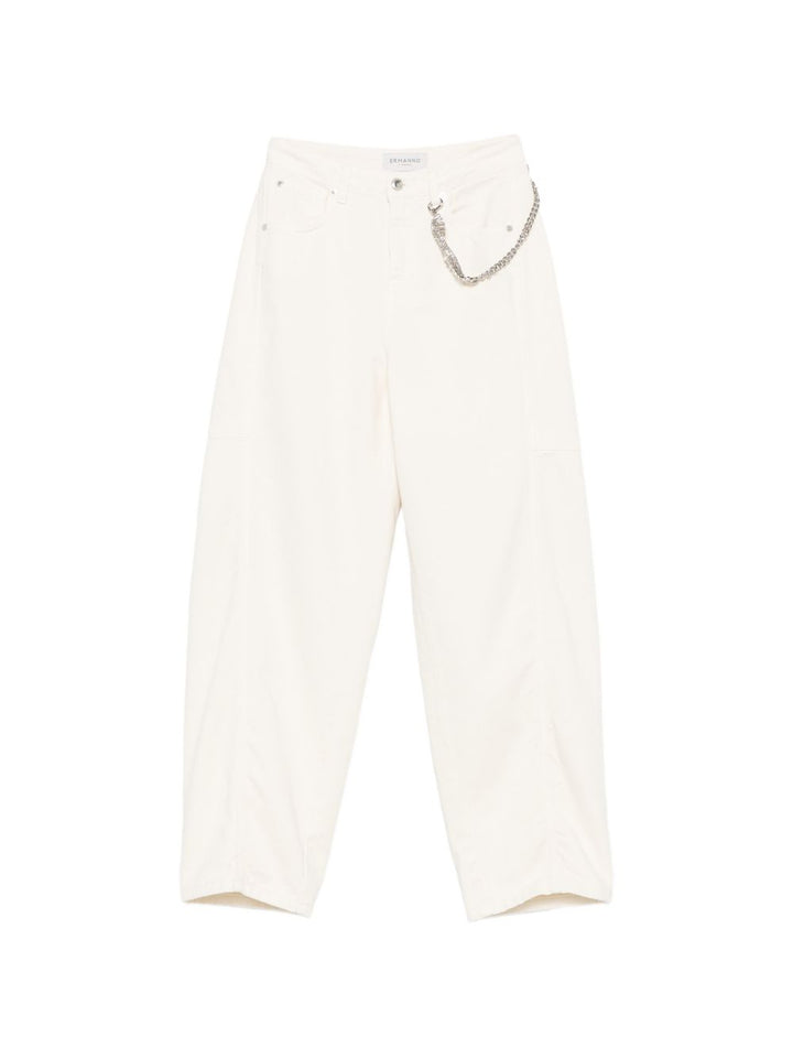 Ermanno Firenze Trousers - WHITE | 1d9674b3d060f26f5a782f6bcc004f6729845170