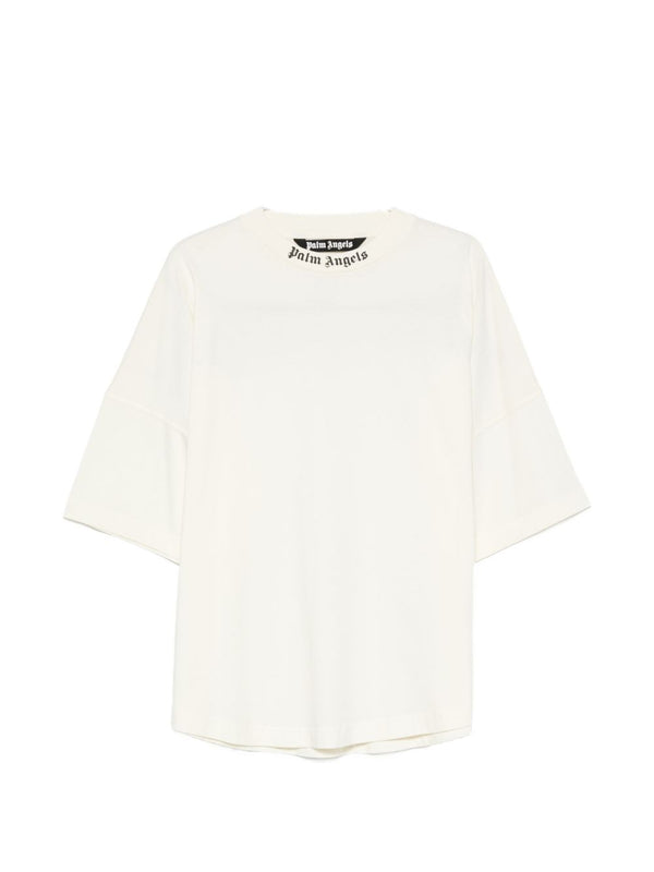 Camiseta de algodón con logo