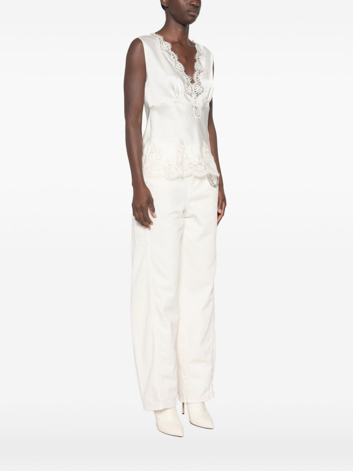 Ermanno Firenze Top - WHITE | 0dbef9a25dbaf8bc7f9a6198f63d1097d84e6199
