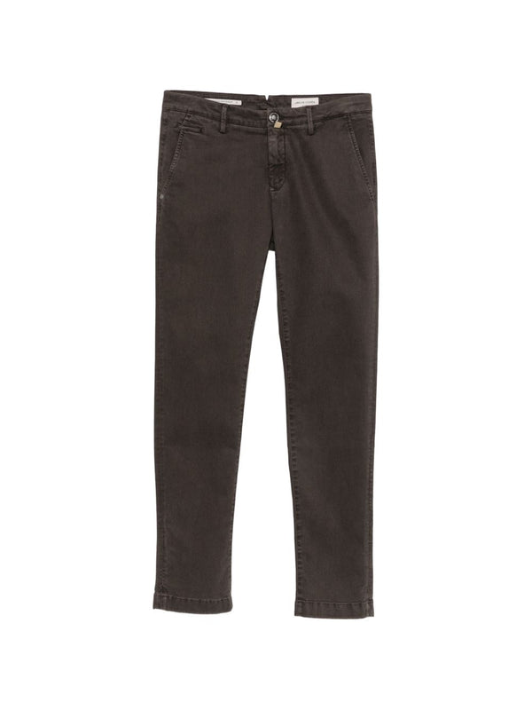 Pantalones slim fit de algodón