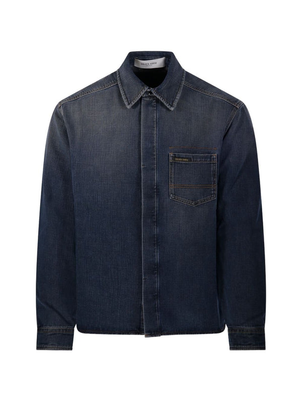 Camicia in Denim di Cotone