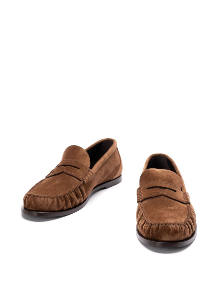 Saint Laurent Flat shoes - BROWN | 268892f81fcc6892bccfa6cb7954ece9419d2825