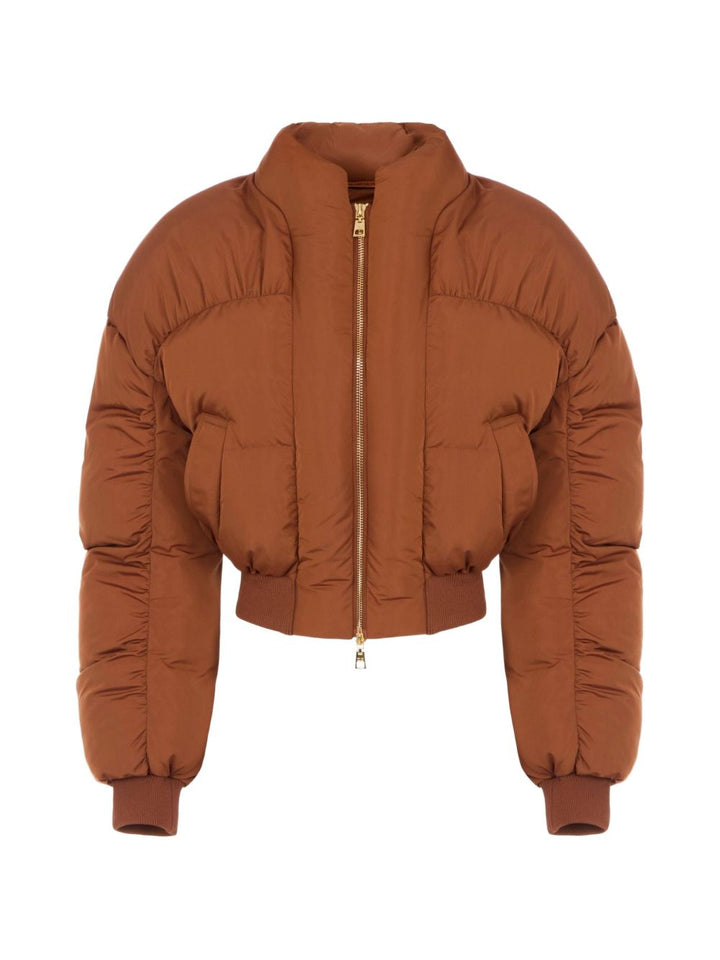 Elisabetta Franchi Coats - BROWN | 04e2996173e586b44744e80cc05449b7a21c3a5f