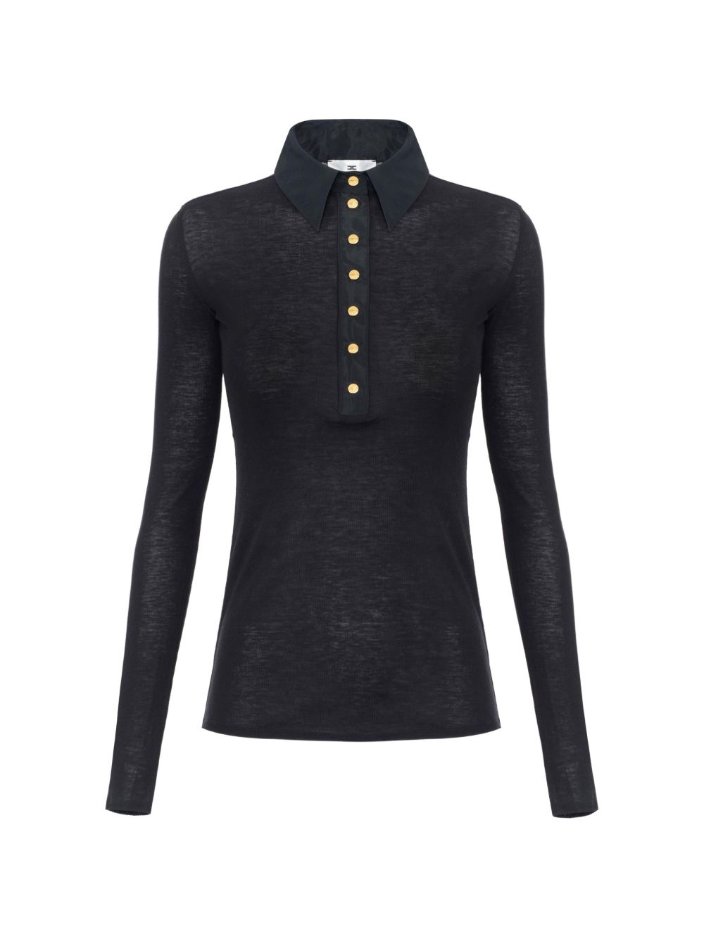 Elisabetta Franchi T-shirts and Polos - BLACK | 473b641ae556c62ddccc3f80e9358ae71ed30de7
