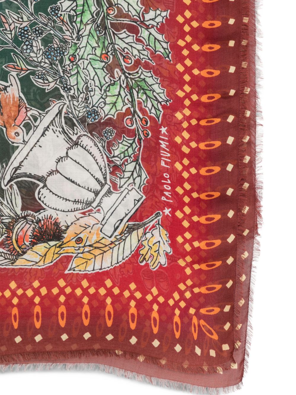 Faliero Sarti Scarfs - RED | fa59b66a5ca02629eb06abe63a3204dea2acf69d