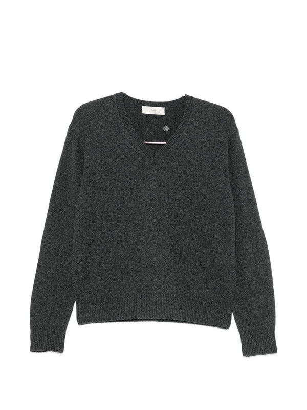 V-Ausschnitt Pullover aus Wolle und Kaschmir
