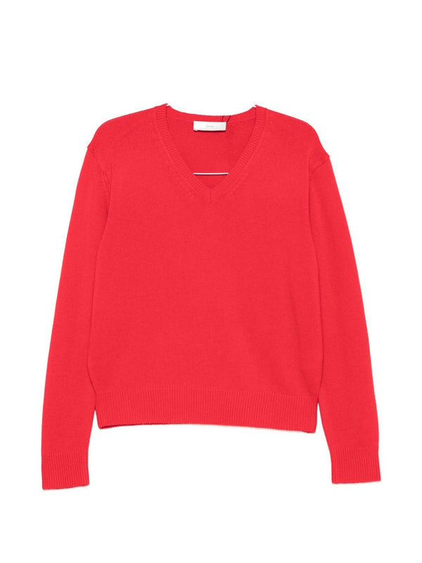 V-Ausschnitt Pullover aus Wolle und Kaschmir