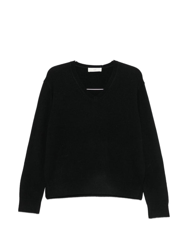 V-Ausschnitt Pullover aus Wolle und Kaschmir