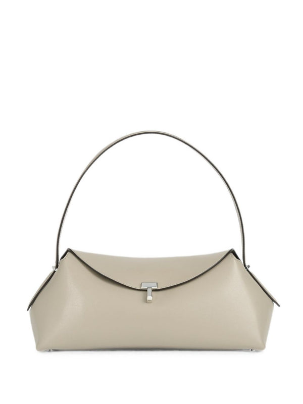 T-Lock Leather Shoulder Bag
