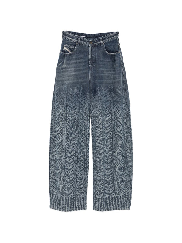 Pantalones vaqueros de pata ancha