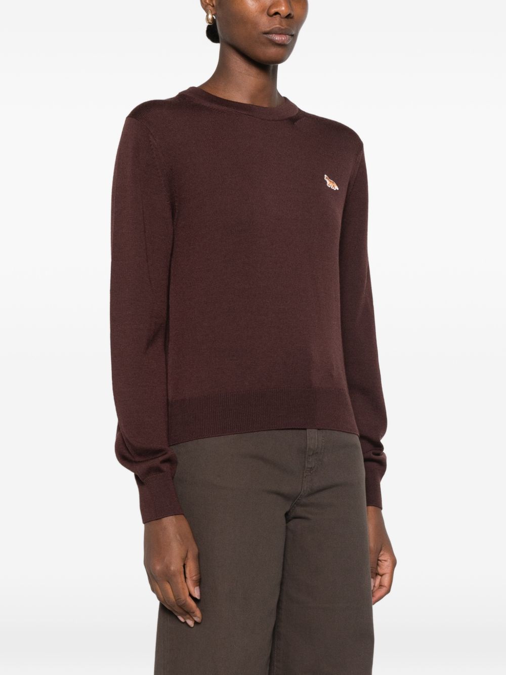 Maison Kitsune' Sweaters - BROWN | d9104bce34b184f4d2991e2f8a2717ad8f04fb36