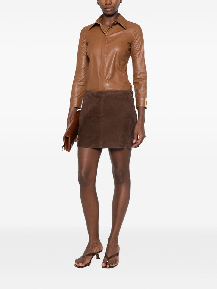 Elisabetta Franchi Shirts - BROWN | 270cda0f82755aef77014a70fec94f9a1b0d6890