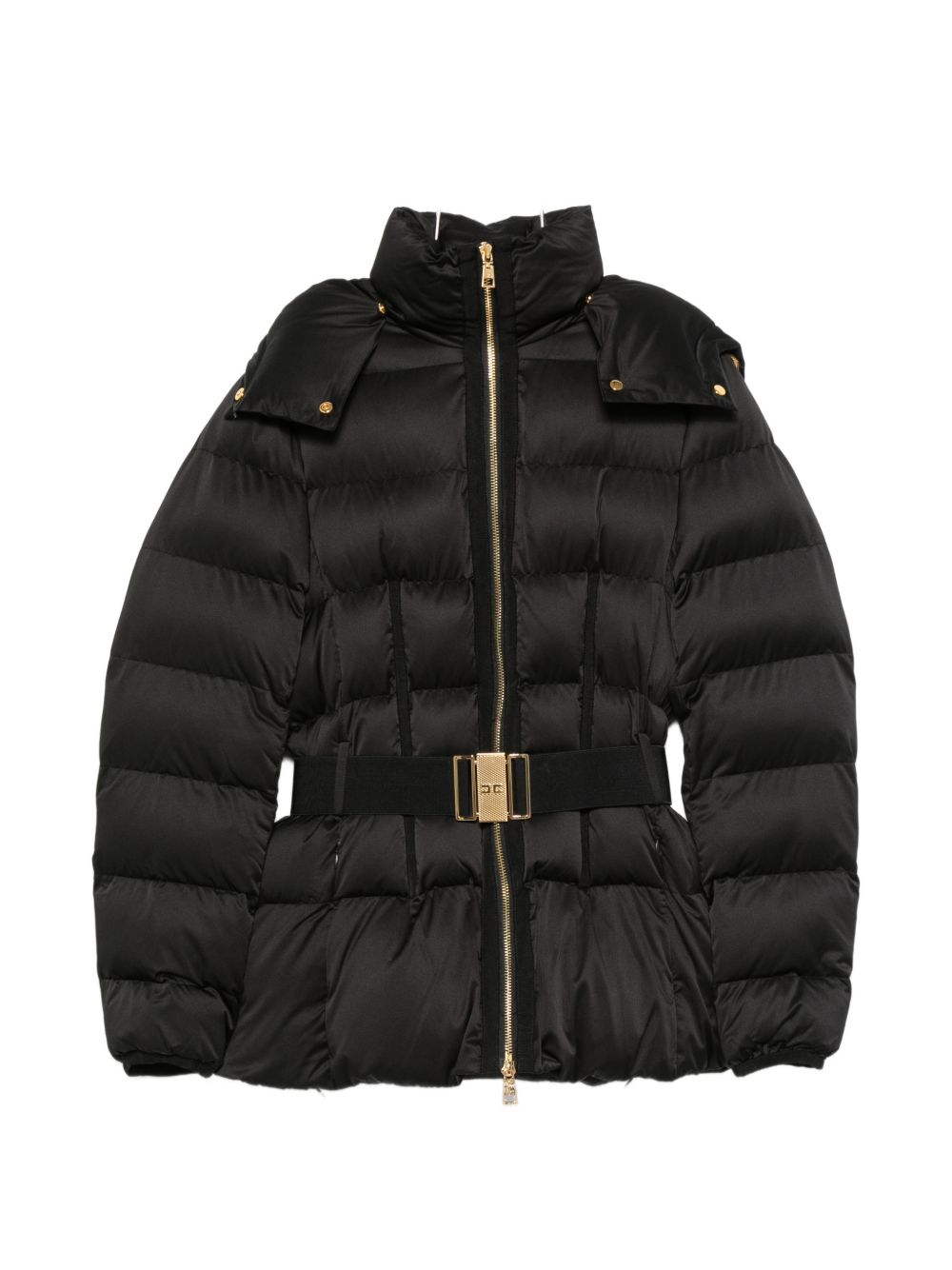 Elisabetta Franchi Coats - BLACK | 6d53f9d6838f798f14ff2f48a6f8e320dd0cc070