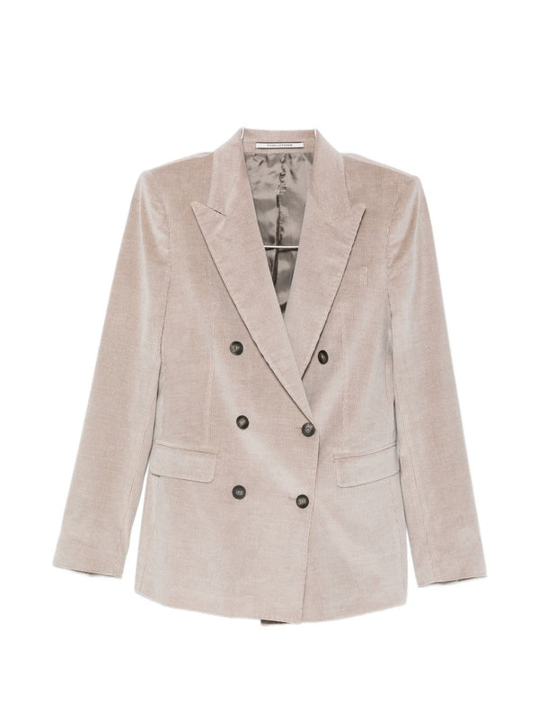 Cotton And Cashmere Double-Breasted Suit