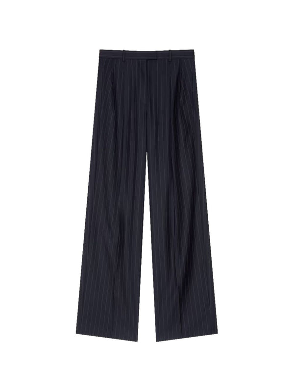 Wool Double-Pleat Pantaloni