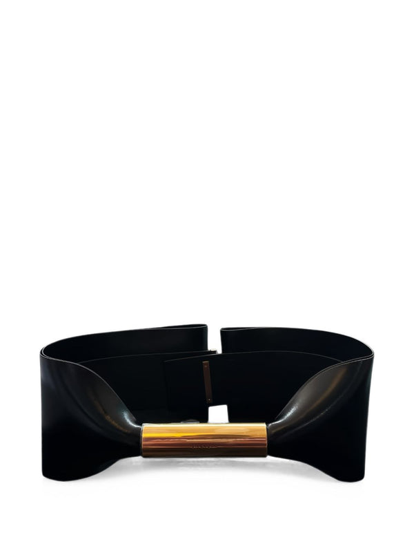 Giant Bow Leather Belt