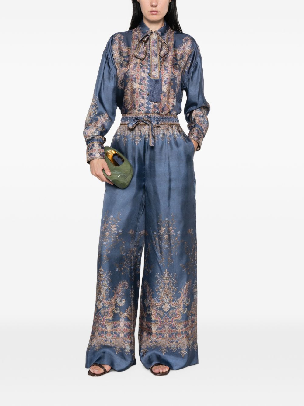 Zimmermann Trousers - BLUE | 4108a5e69f7af3542055a30adbca8eb21df7a111