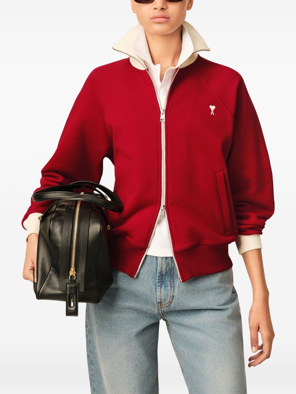 Ami Paris Sweaters - RED | c5dbf3ebd303369bf2bbbd868ca6580bf86a61b7