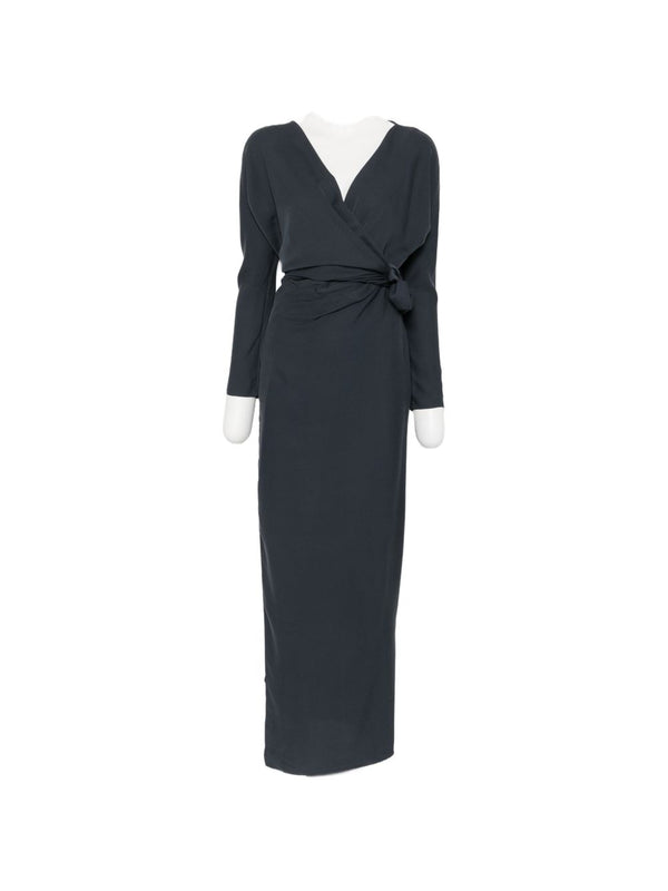 Eteria Silk Long Dress