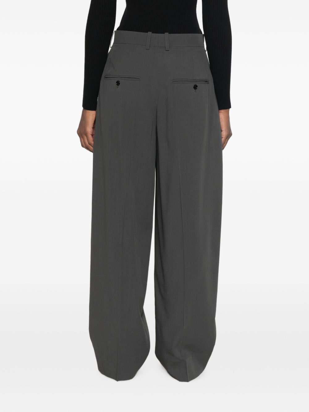 Toteme Main Trousers - BLACK | c4eb3a2bcfda47077e42ce6ce0a4d64d25b9dd7d