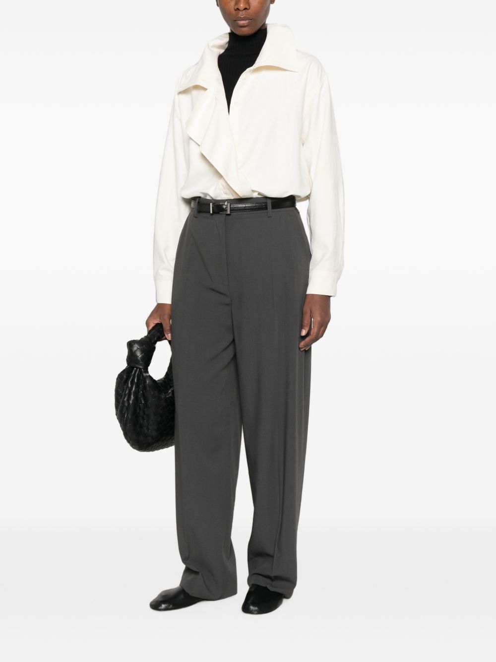 Toteme Main Trousers - BLACK | 0098221e2f54fb38f452b3f879e8f2035c57b774