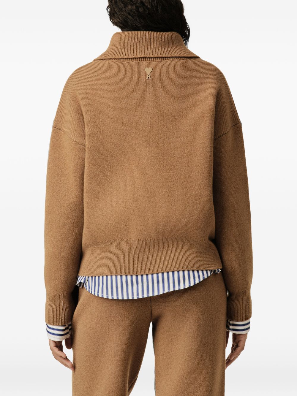 Ami Paris Sweaters - BROWN | 690ce5fac8fffc774d7ad6224539116611287552