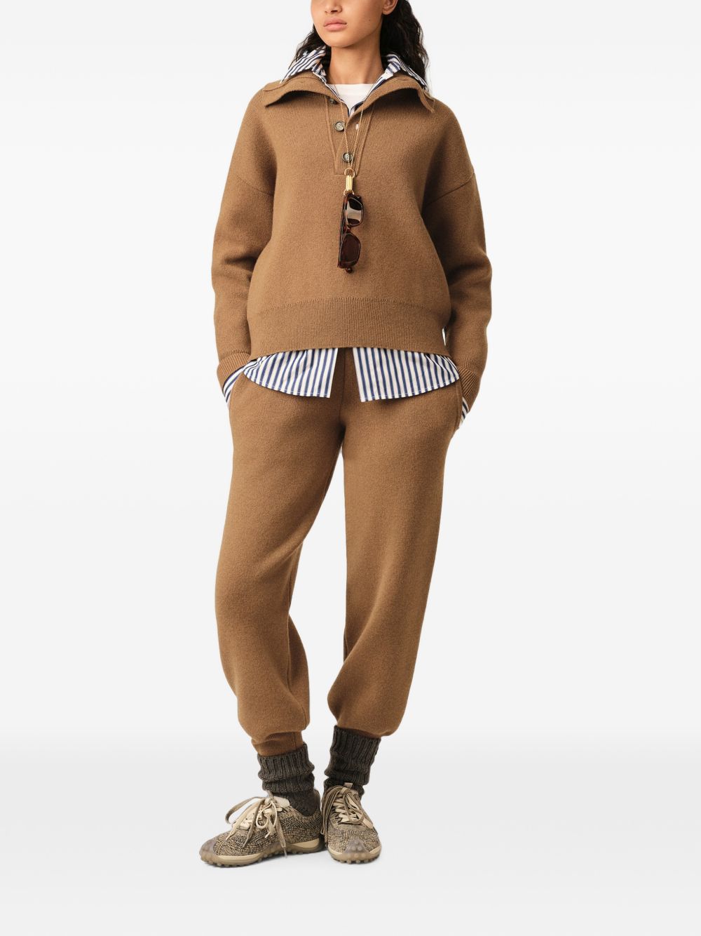 Ami Paris Sweaters - BROWN | 1ae6acb71b894f992c4bede2d5a6d21cf16c92a5