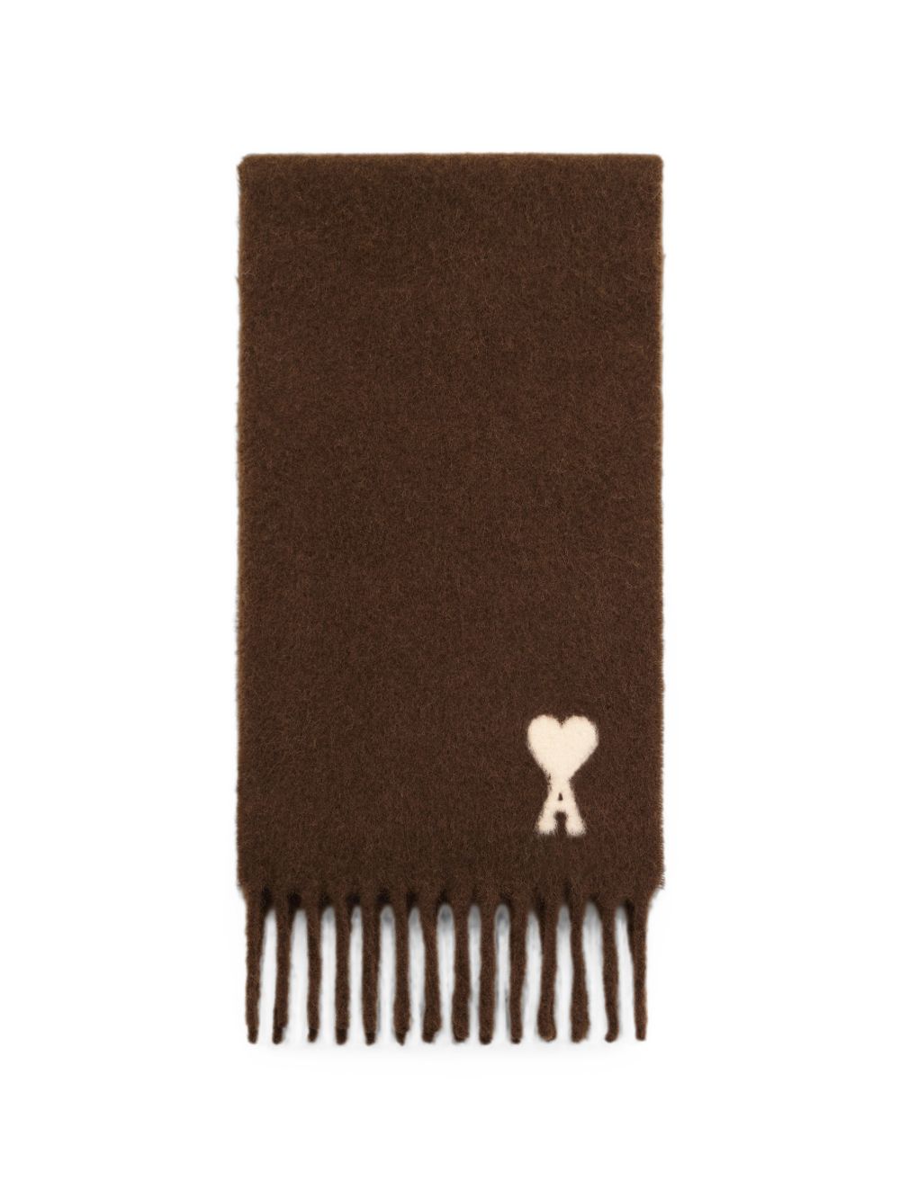 Ami Paris Scarfs - BROWN | 39c1835dd80809557ff9b529e6d2808eeb2892fb
