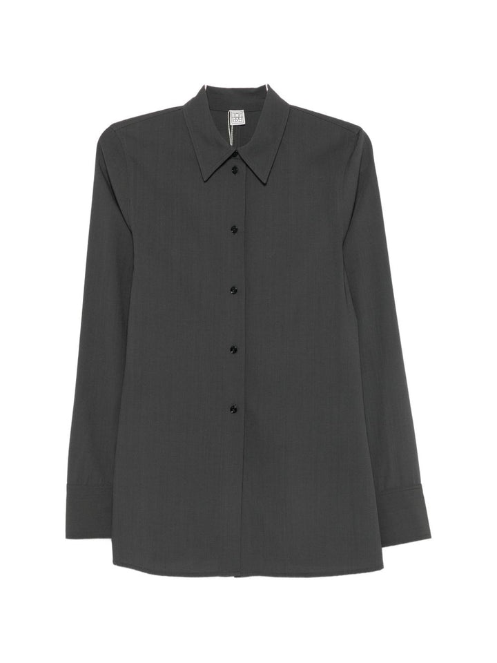 Toteme Main Shirts - BLACK | 2baada16a461ecfb8c3afd89829fa4fa3a390411