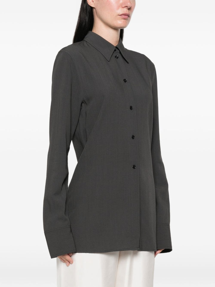 Toteme Main Shirts - BLACK | 1e0047c281d3260602824f99d638cd6d70441ffc