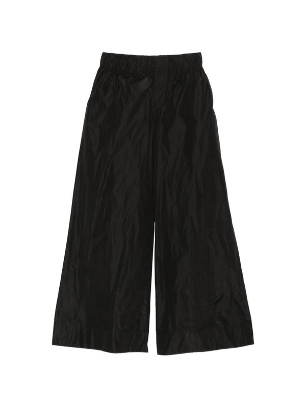 Taffetas Wide-Leg Pantaloni