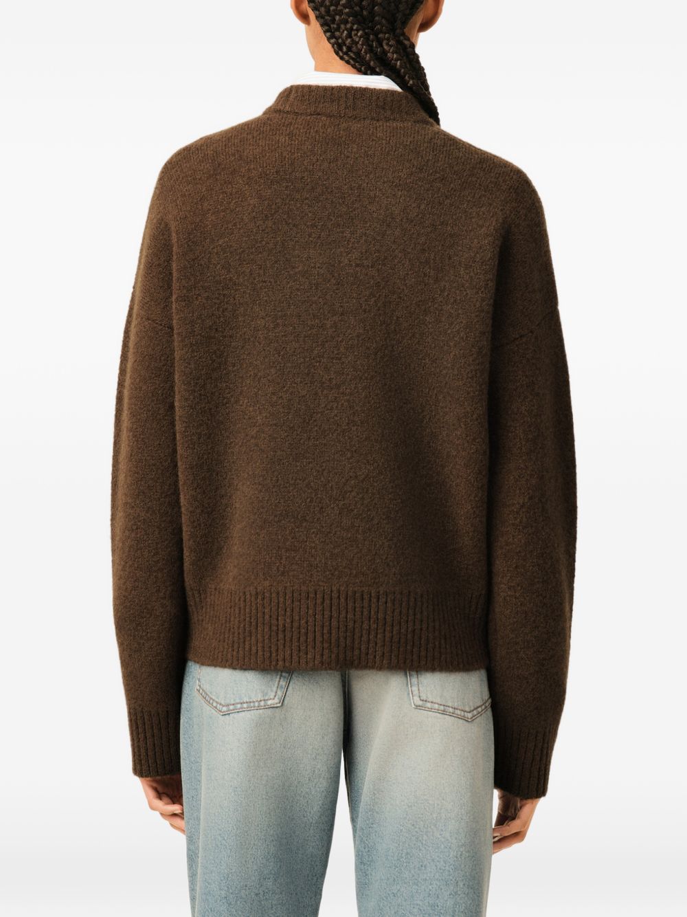 Ami Paris Sweaters - BROWN | 96962a4d026408e0e34b7340e7d55ec85de182da