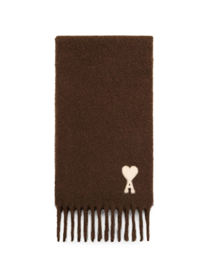 Ami Paris Scarfs - BROWN | d692df32579f9883386032b274c56300528864f8