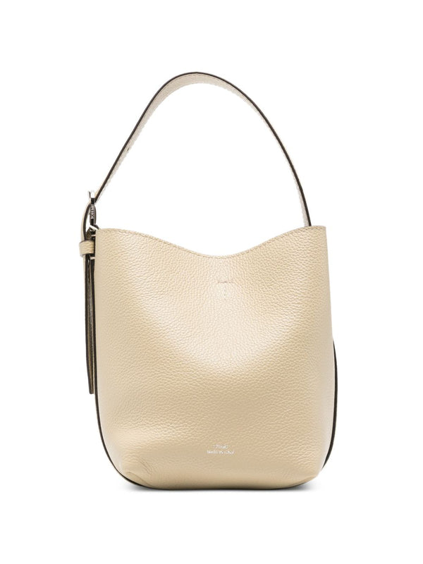 Belted Petite Leather Tote