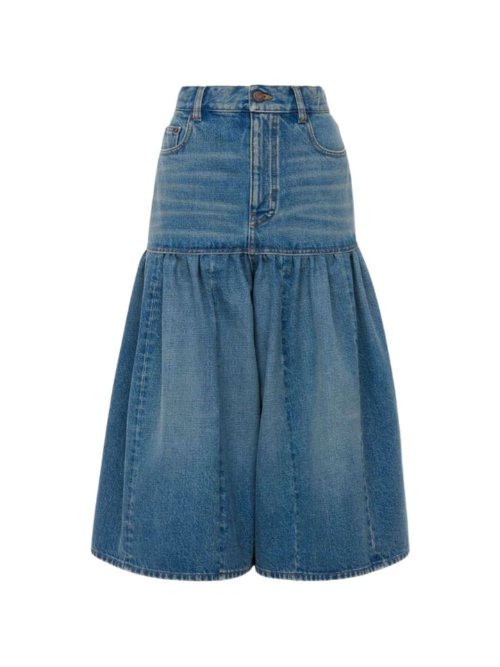Chloè Baloon Denim Bermuda Shorts