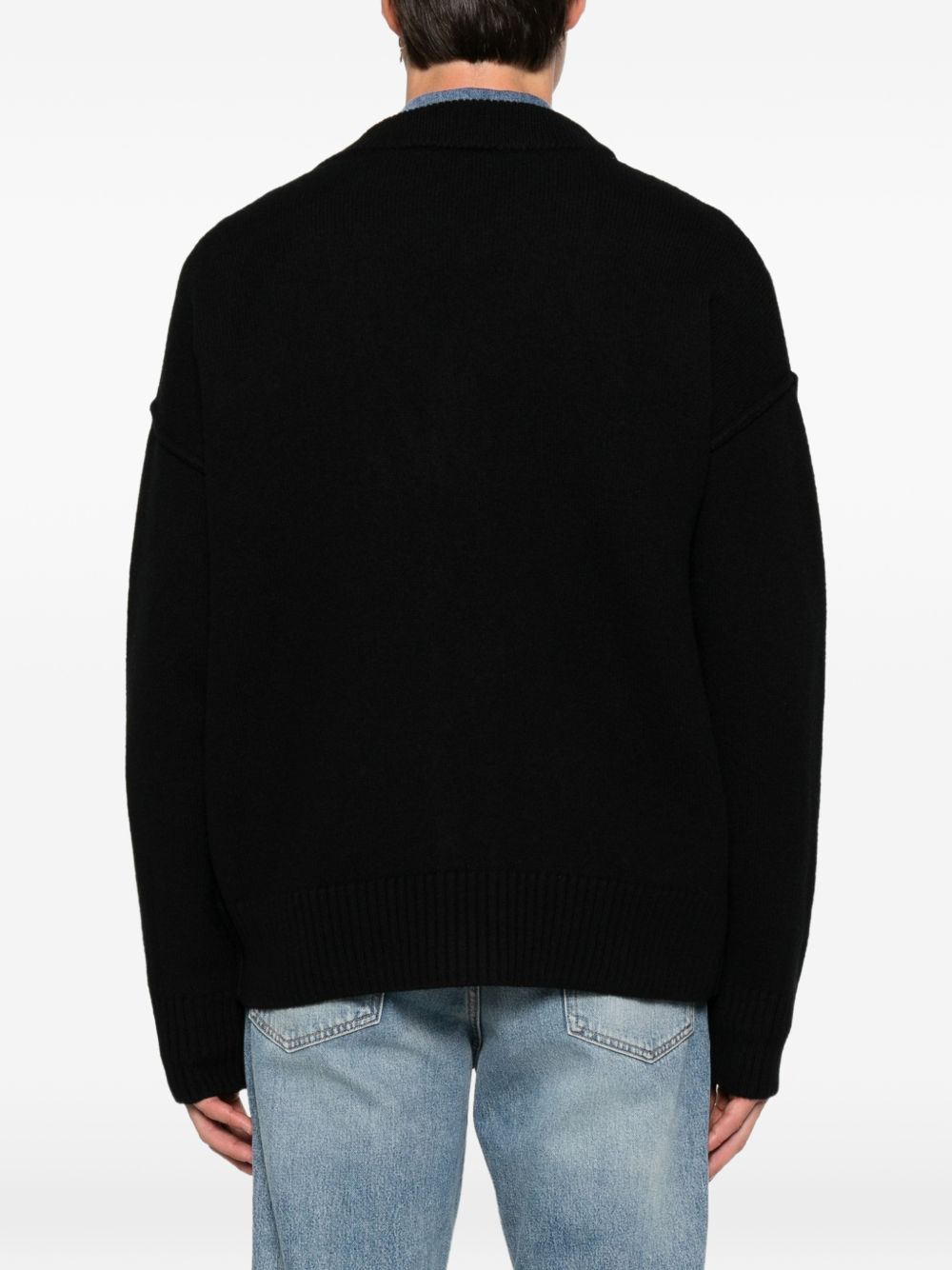 Ami Paris Sweaters - BLACK | 7fd477cb63b9339cdb705ce53e1364c7ff719899