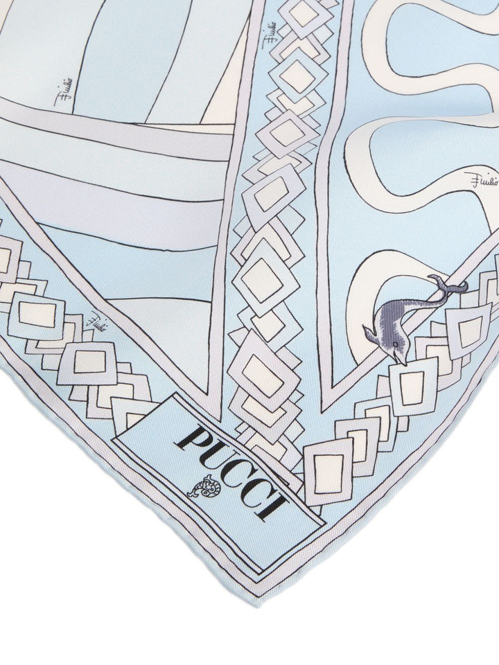 Pucci Scarfs - BLUE | 7ef5ba3ca7c419047dd991056cc8fb789bcfbcec