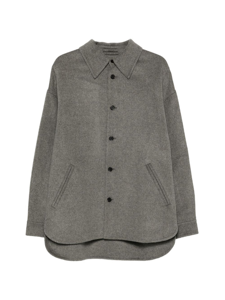 Acne Studios Coats - GREY | 9f7cbdf97ff1f52e62559bd976f8998f7d6ae63e