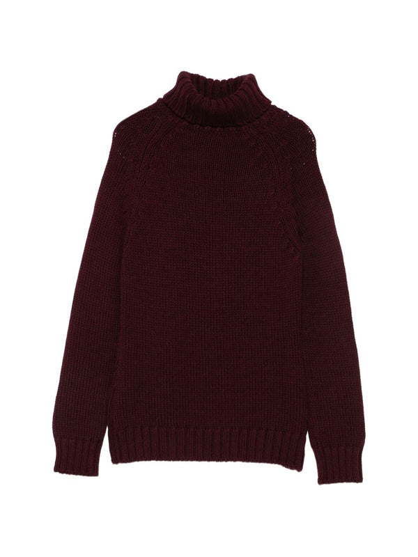 Maglione Collo Alto Lana