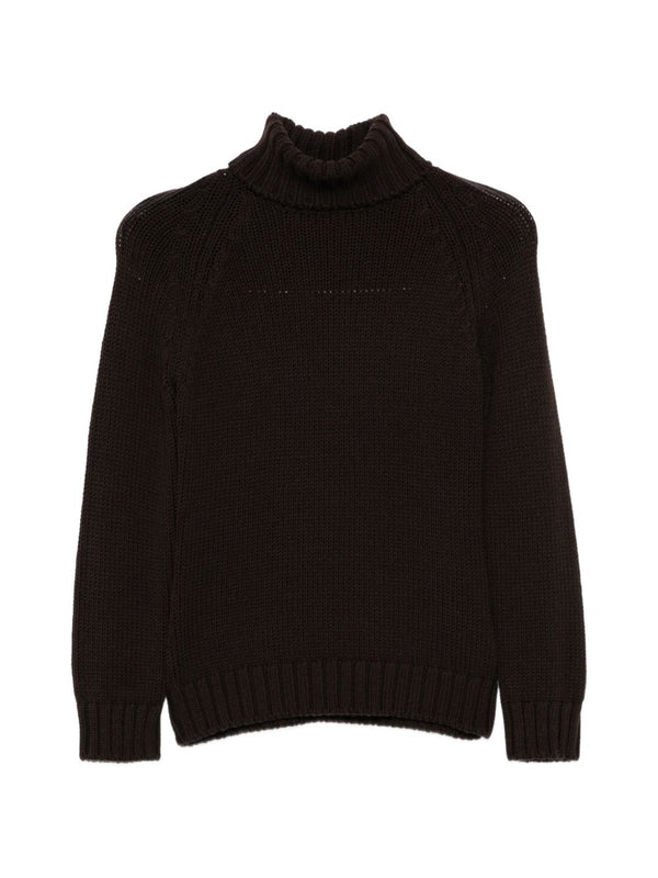 Maglione Collo Alto Lana
