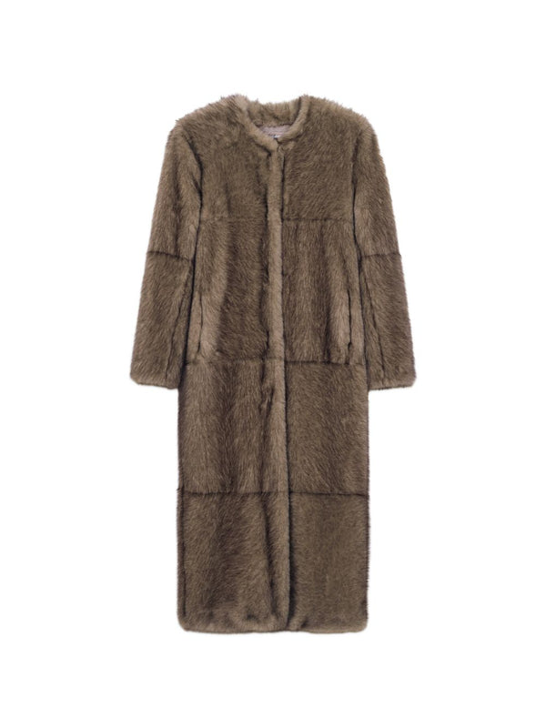 Hilma Faux Fur Long Coat
