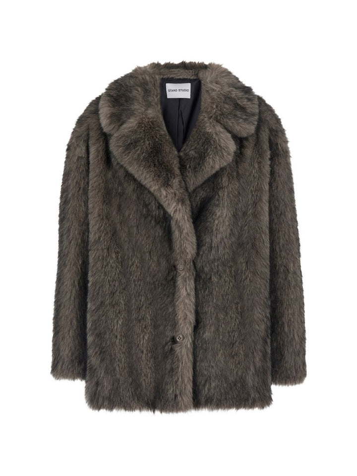 Stand Studio Angelika Faux Fux Coat