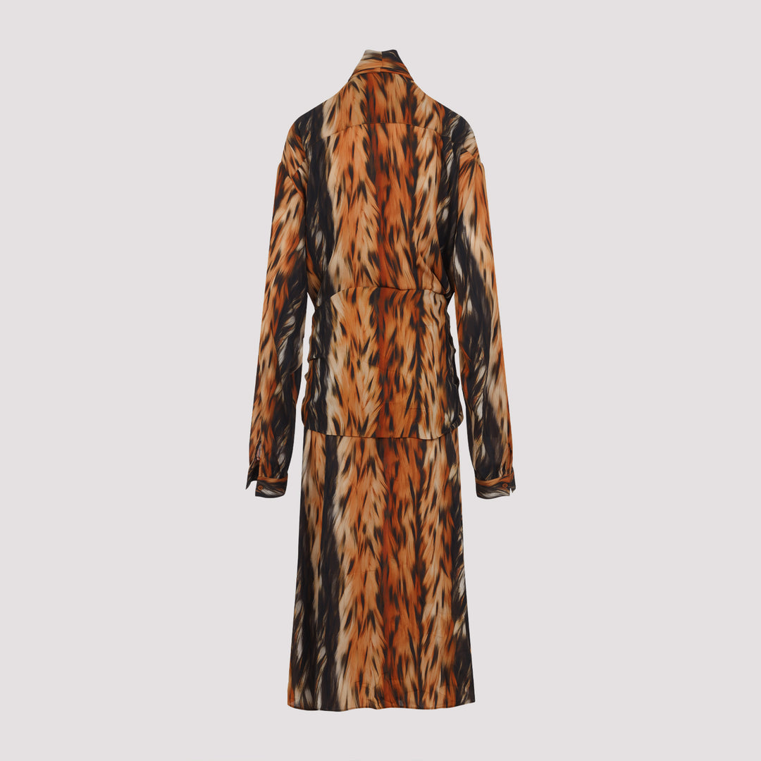 Balenciaga Midi dresses - Marrone | 341298e1489fff7eb609b24f09c41fb455a156f5